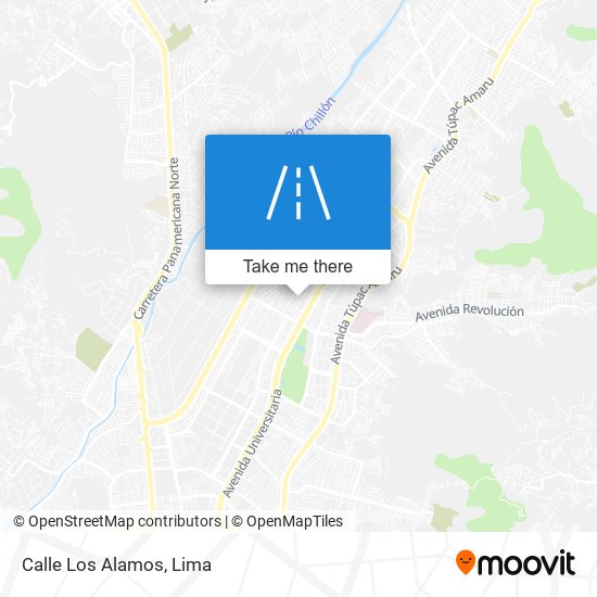Calle Los Alamos map