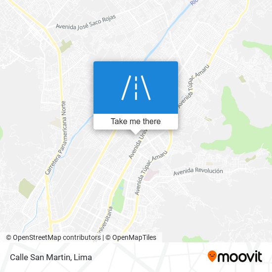 Calle San Martin map