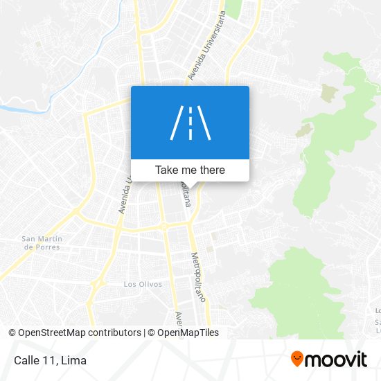 Calle 11 map