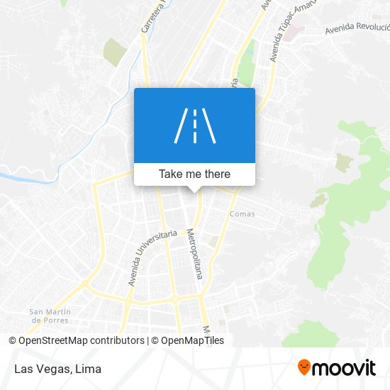 Mapa de Las Vegas