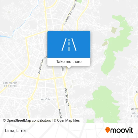 Lima map