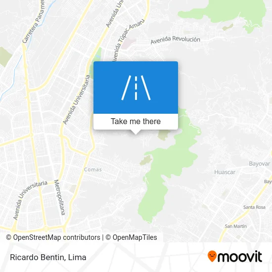 Mapa de Ricardo Bentin