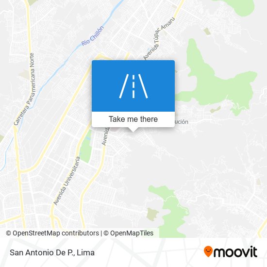 San Antonio De P. map