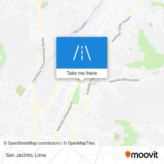 Mapa de San Jacinto