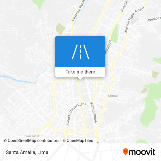 Santa Amalia map