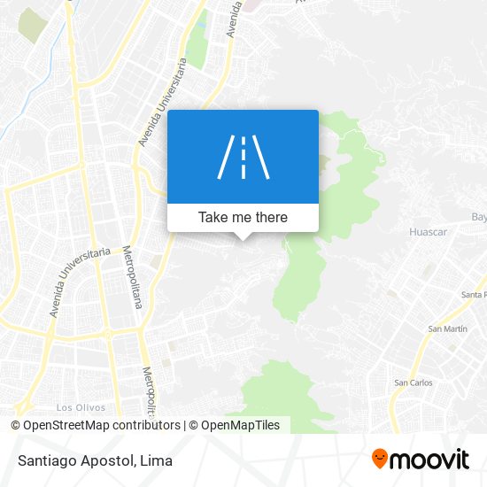 Santiago Apostol map