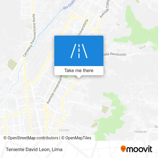 Teniente David Leon map
