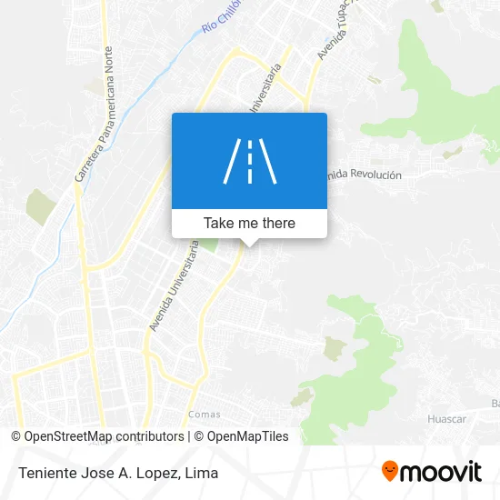 Teniente Jose A. Lopez map