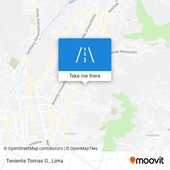 Teniente Tomas G. map