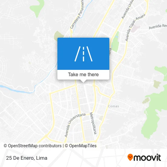 25 De Enero map