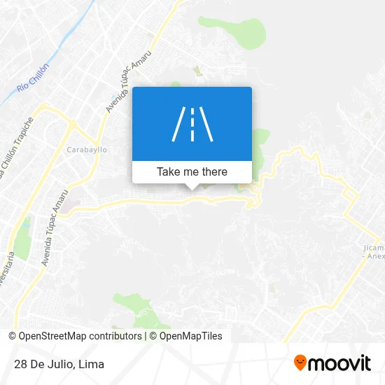 28 De Julio map