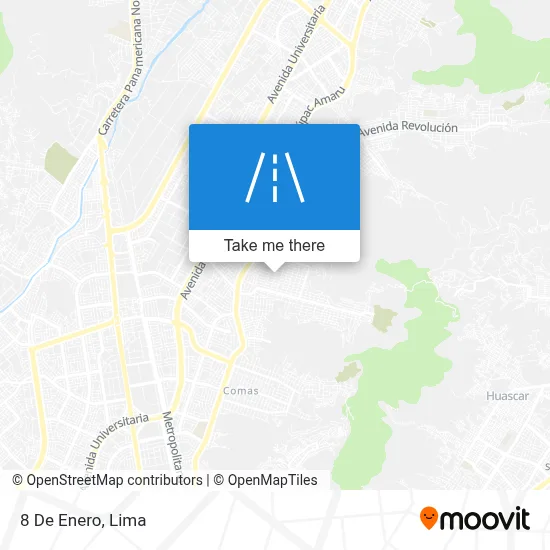 8 De Enero map