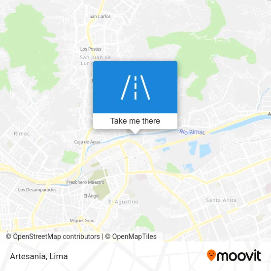 Artesania map