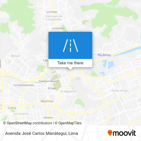 Avenida José Carlos Mariátegui map