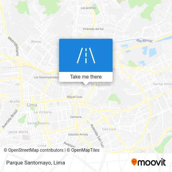 Parque Santomayo map