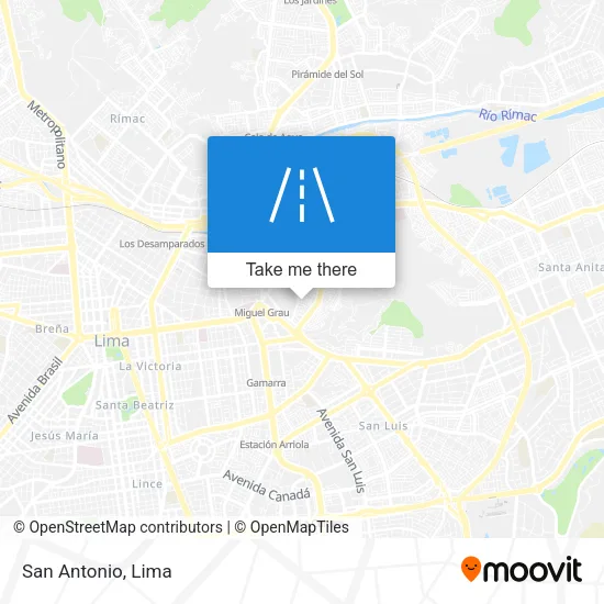 San Antonio map
