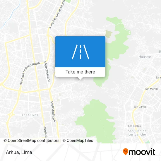 Arhua map