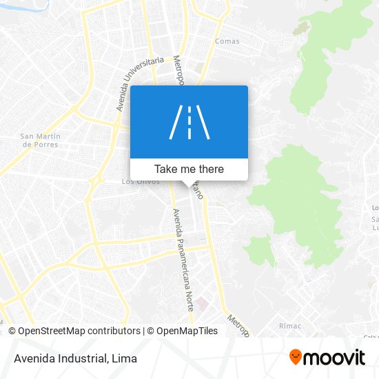 Avenida Industrial map