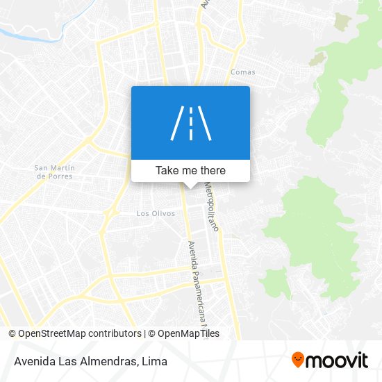 Avenida Las Almendras map