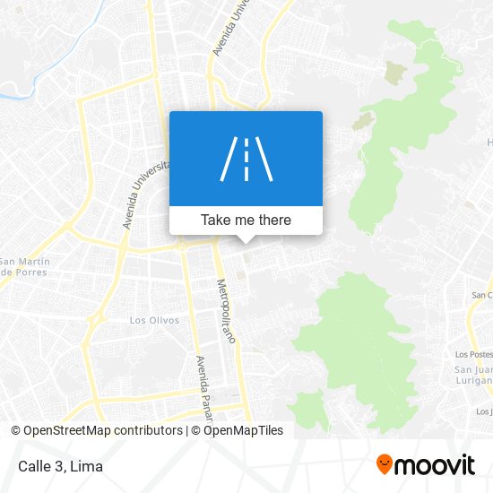 Calle 3 map