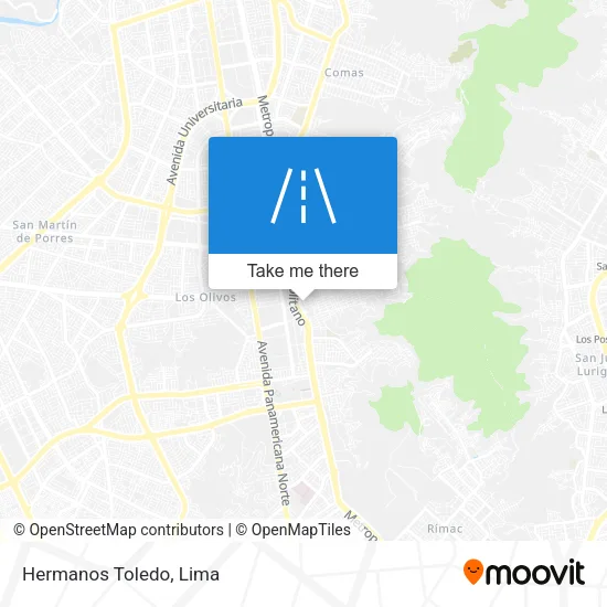 Hermanos Toledo map