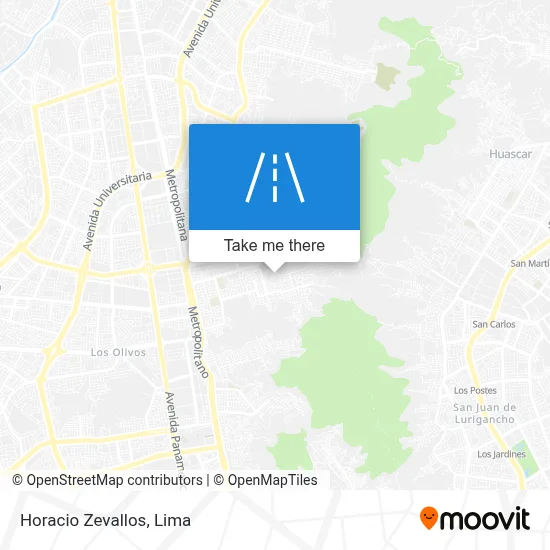 Horacio Zevallos map