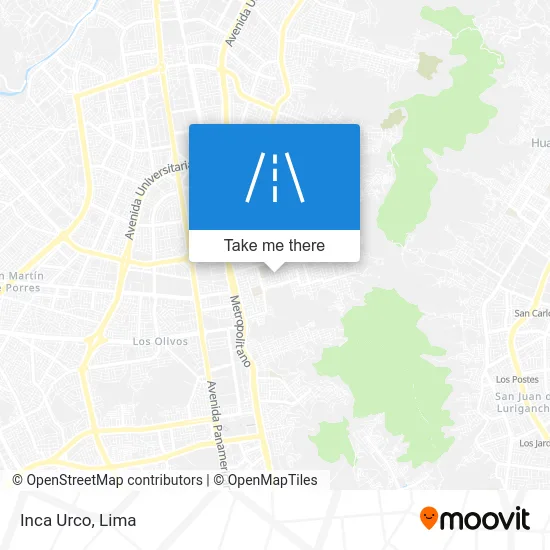 Inca Urco map