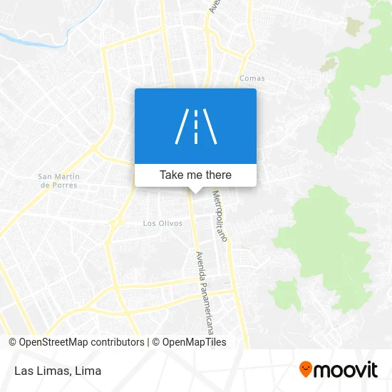 Las Limas map