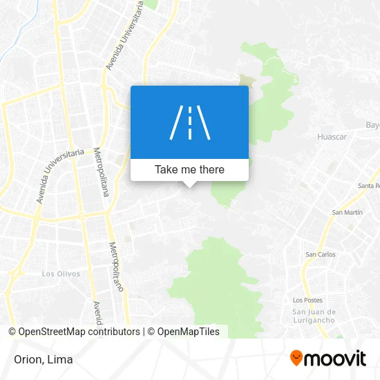Orion map