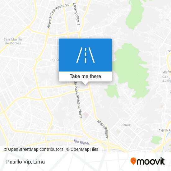 Pasillo Vip map