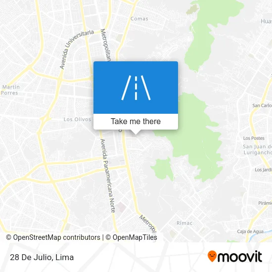 28 De Julio map
