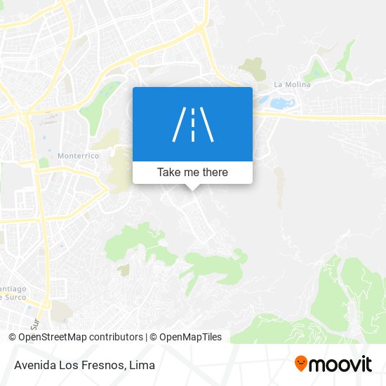 Avenida Los Fresnos map
