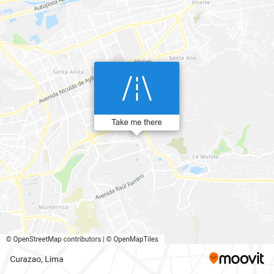 Curazao map