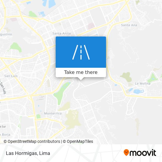Las Hormigas map