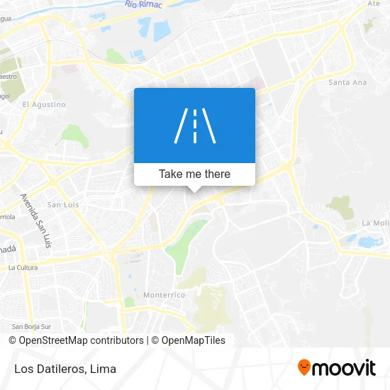 Los Datileros map