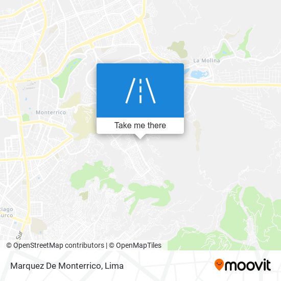 Marquez De Monterrico map