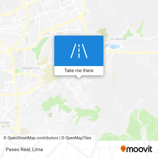 Paseo Real map