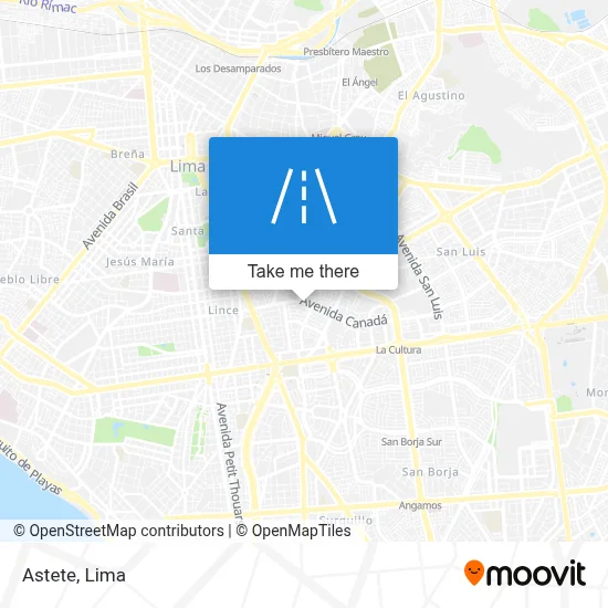 Astete map