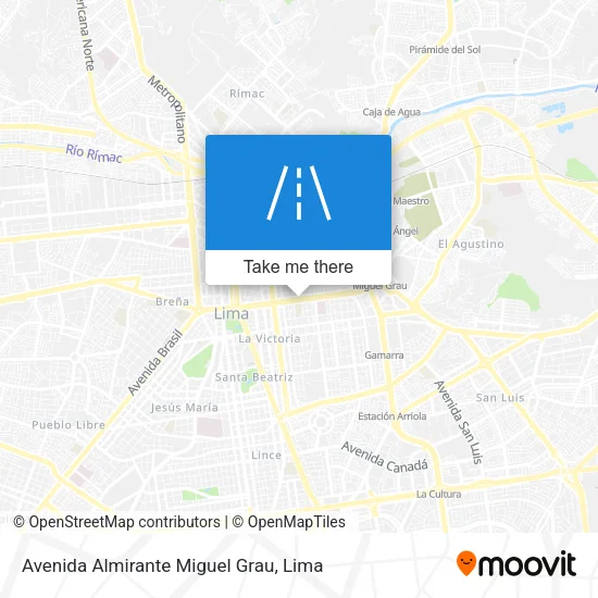 Avenida Almirante Miguel Grau map
