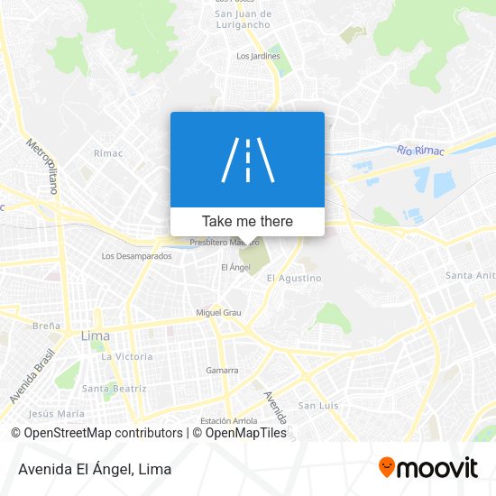 Mapa de Avenida El Ángel