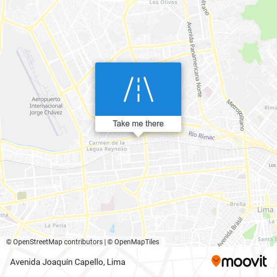 Avenida Joaquín Capello map