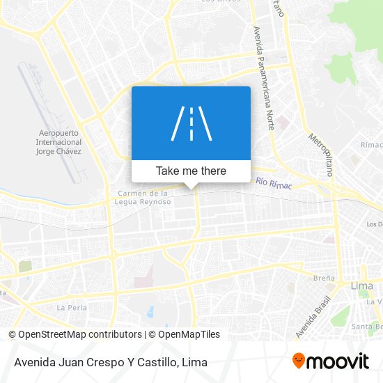 Avenida Juan Crespo Y Castillo map