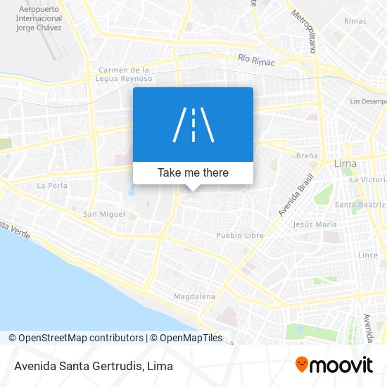 Avenida Santa Gertrudis map