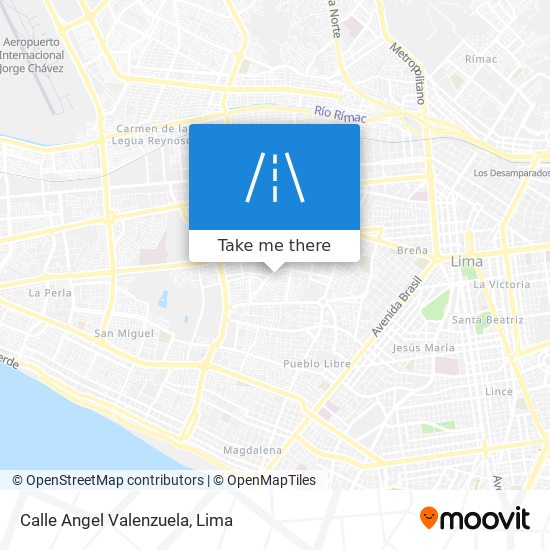 Calle Angel Valenzuela map