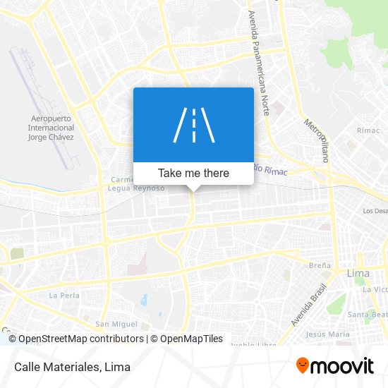 Calle Materiales map