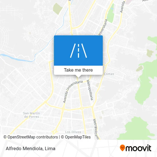 Alfredo Mendiola map