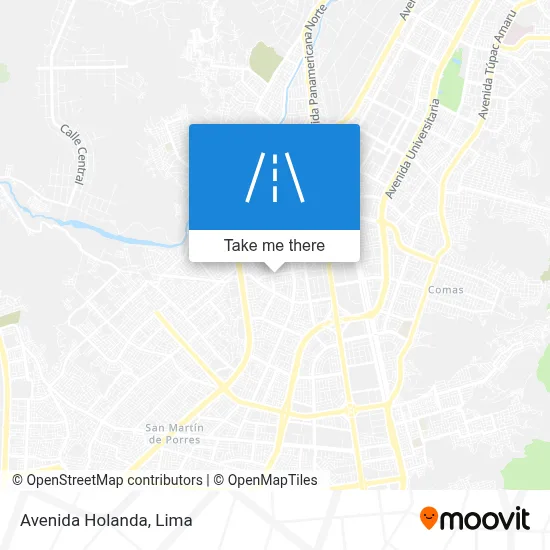 Avenida Holanda map