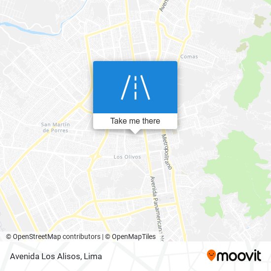 Avenida Los Alisos map