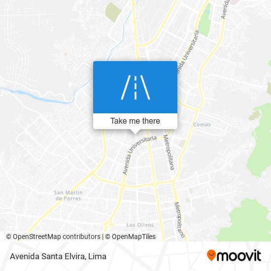 Avenida Santa Elvira map
