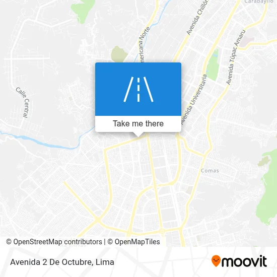 Avenida 2 De Octubre map